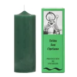 Velón espiritual verde para protección y rituales