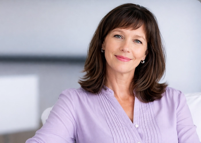 María tarotista vidente y canalizadora experta en tarot de Marsella con energía serena y lectura espiritual profunda